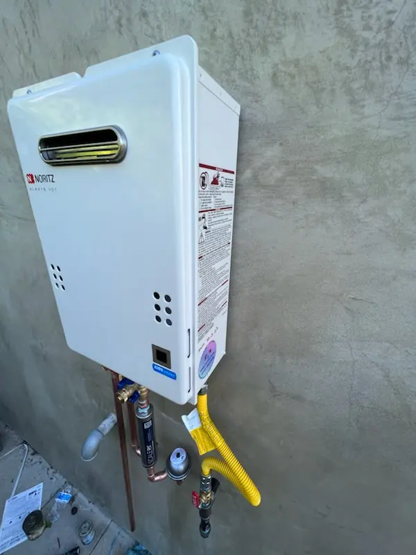 Tankless water heater installation for North Andover homes